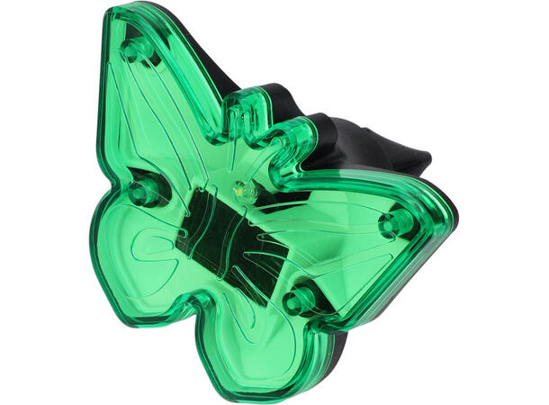 Sommerfugl PP Solar 9x9x8,5cm 4ass Display med 16stk 